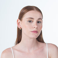 The ring of flowers 14k earrings