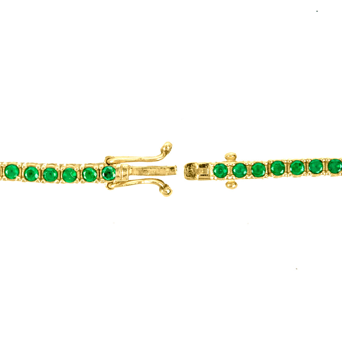 The heart of the green water is 14k bracelet