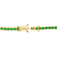 The heart of the green water is 14k bracelet